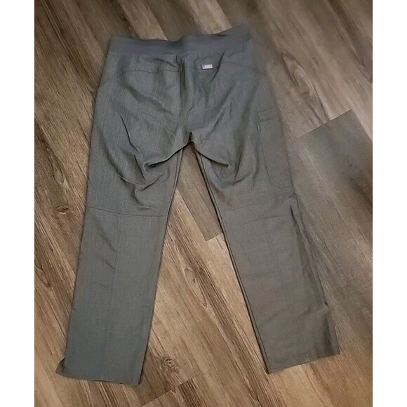 Figs Womens Scrub Pants Size Small Gray Straight Tie Front Pockets - Picture 8 of 8